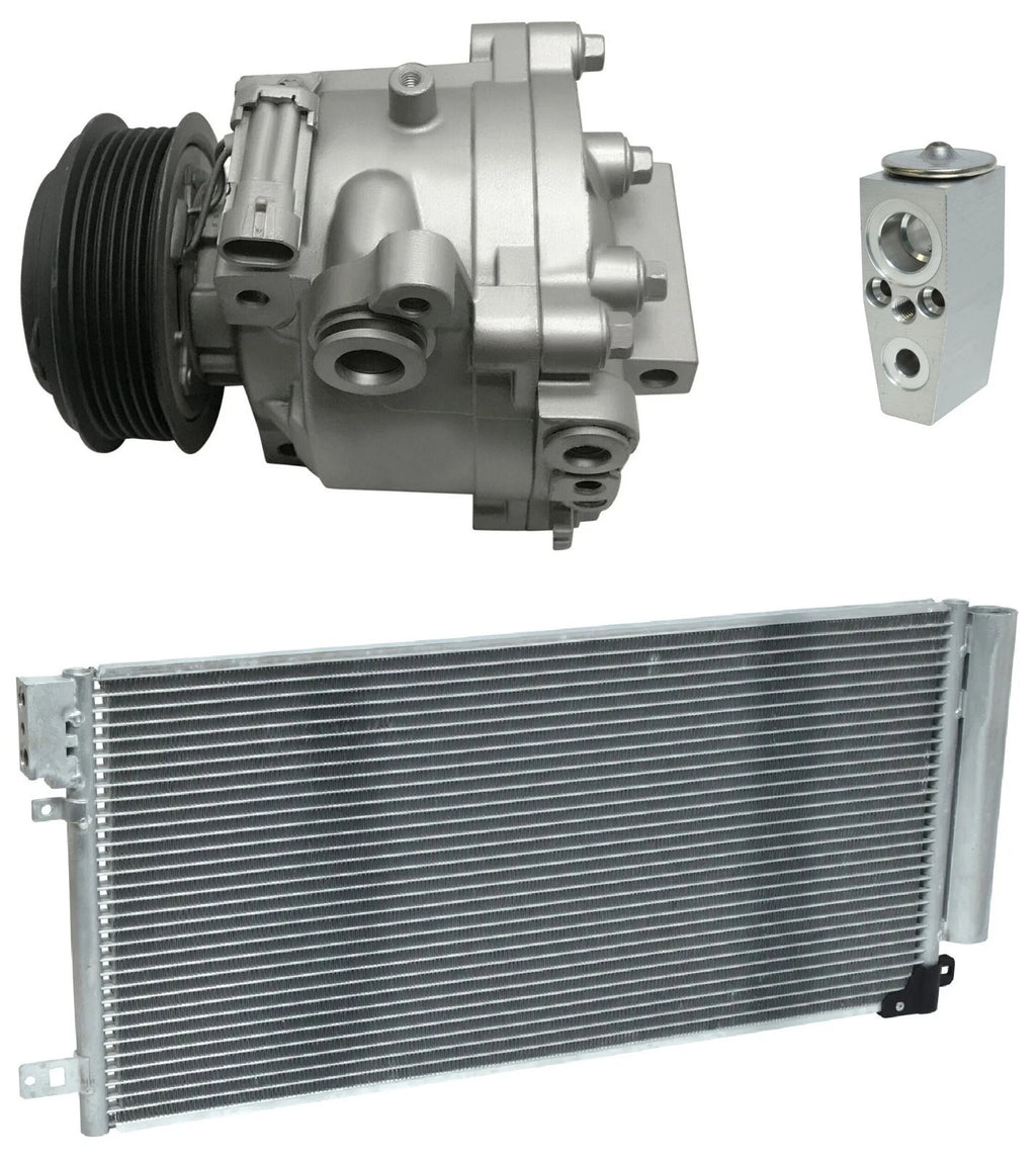 AC Compressor Kit With Condenser for Chevrolet Trax 1.4L (2016–2016)