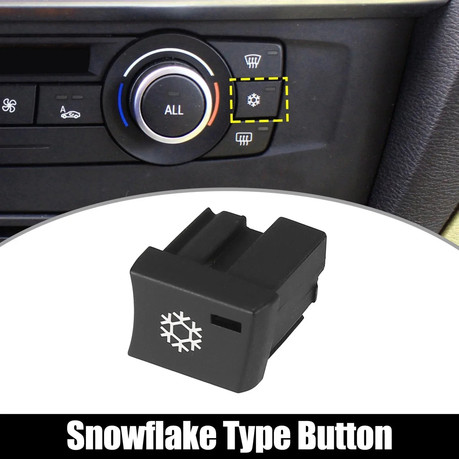 Snowflake Type Climate Control Button for BMW 1 Series X1