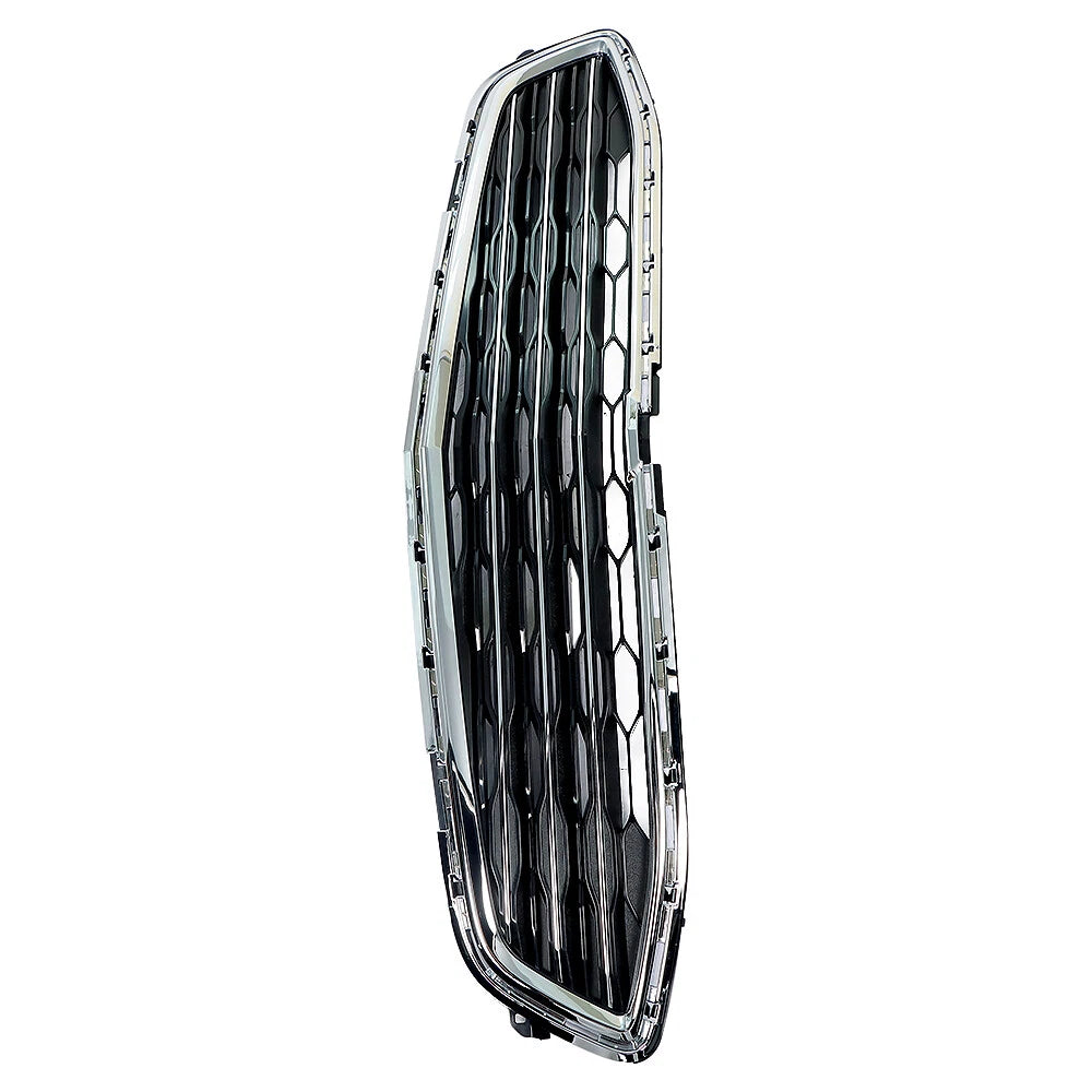 Front Grille Bumper Center for Chevrolet Malibu (2016–2018) Chrome Black