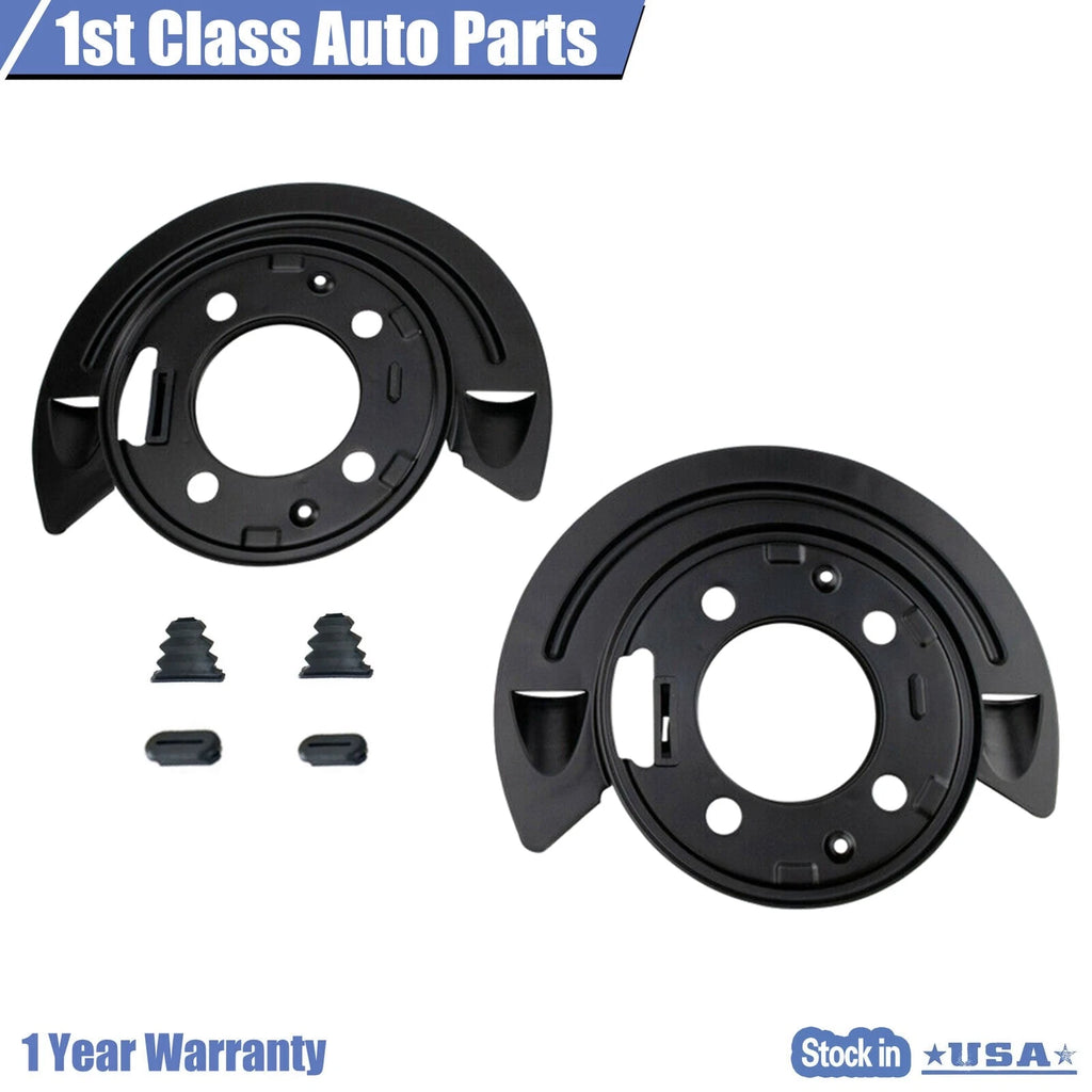 Pair of Rear Brake Dust Shields for Dodge Ram 2500 3500 (2003–2011)