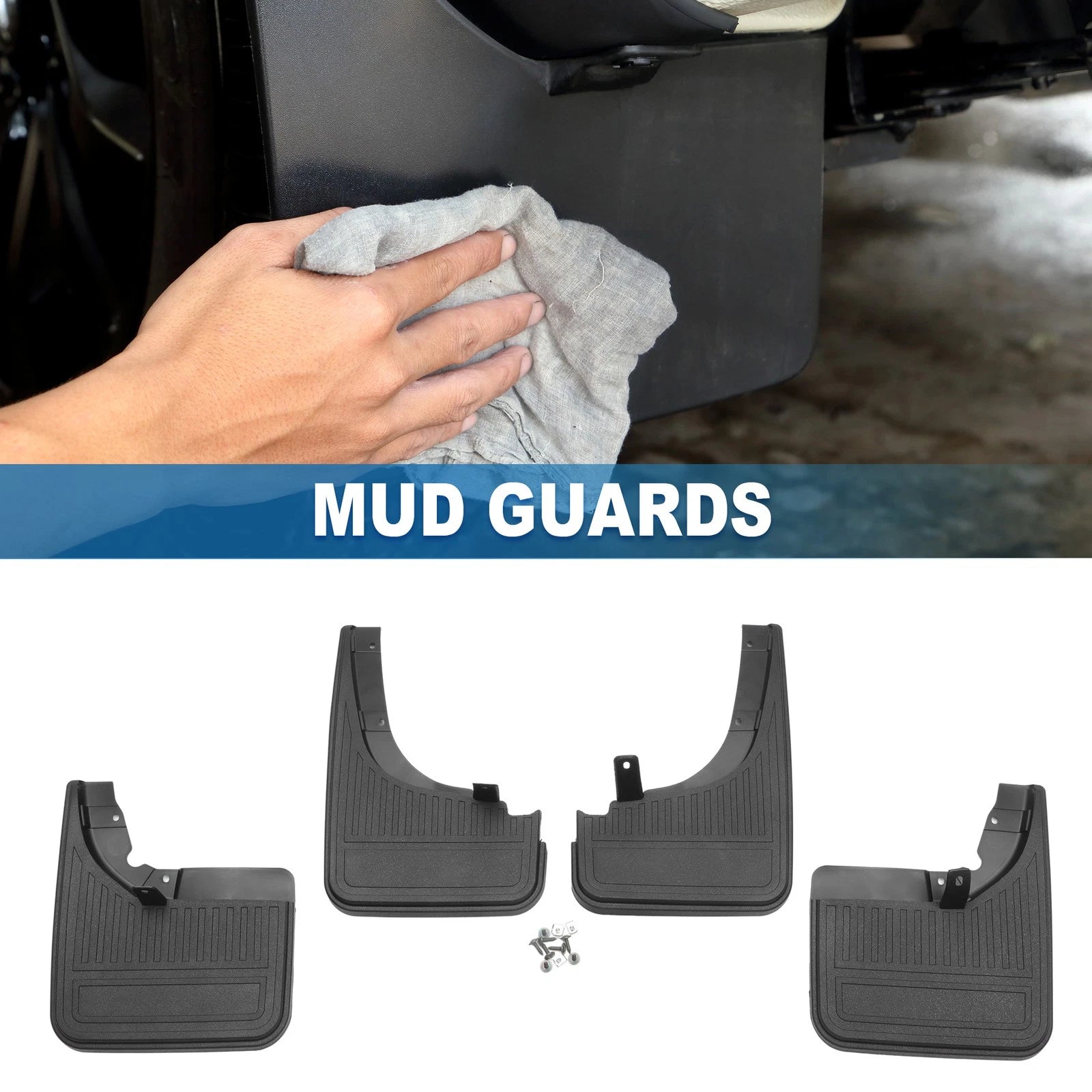 Mud Flap Splash Guard for Nissan Titan Crew/Extended XD (2020–2023)