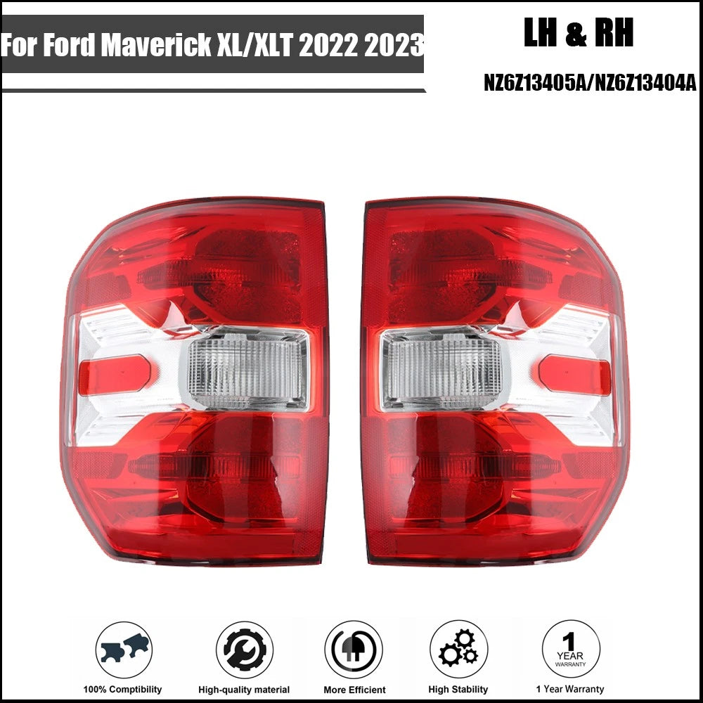 Set of 2 Halogen Tail Lights for Ford Maverick XL/XLT (2022–2023)