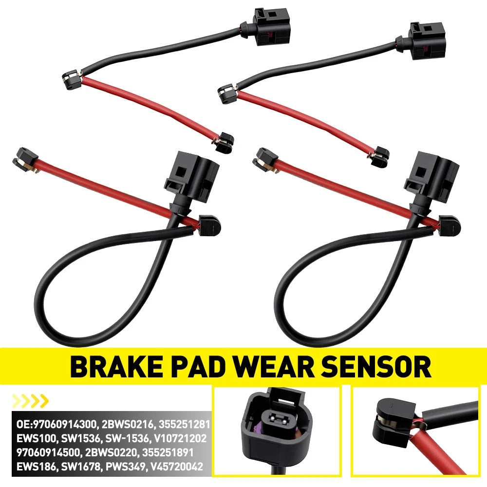 Set of 4 Brake Pad Wear Sensors for Porsche Panamera (2010–2016)