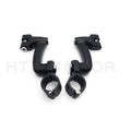 Foot Peg Mounting Kit for Harley Honda Yamaha Kawasaki 1.25" Highway Bars