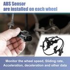 Set of 4 ABS Sensors No. 57450TA0A01 for Honda Accord (2008–2012)