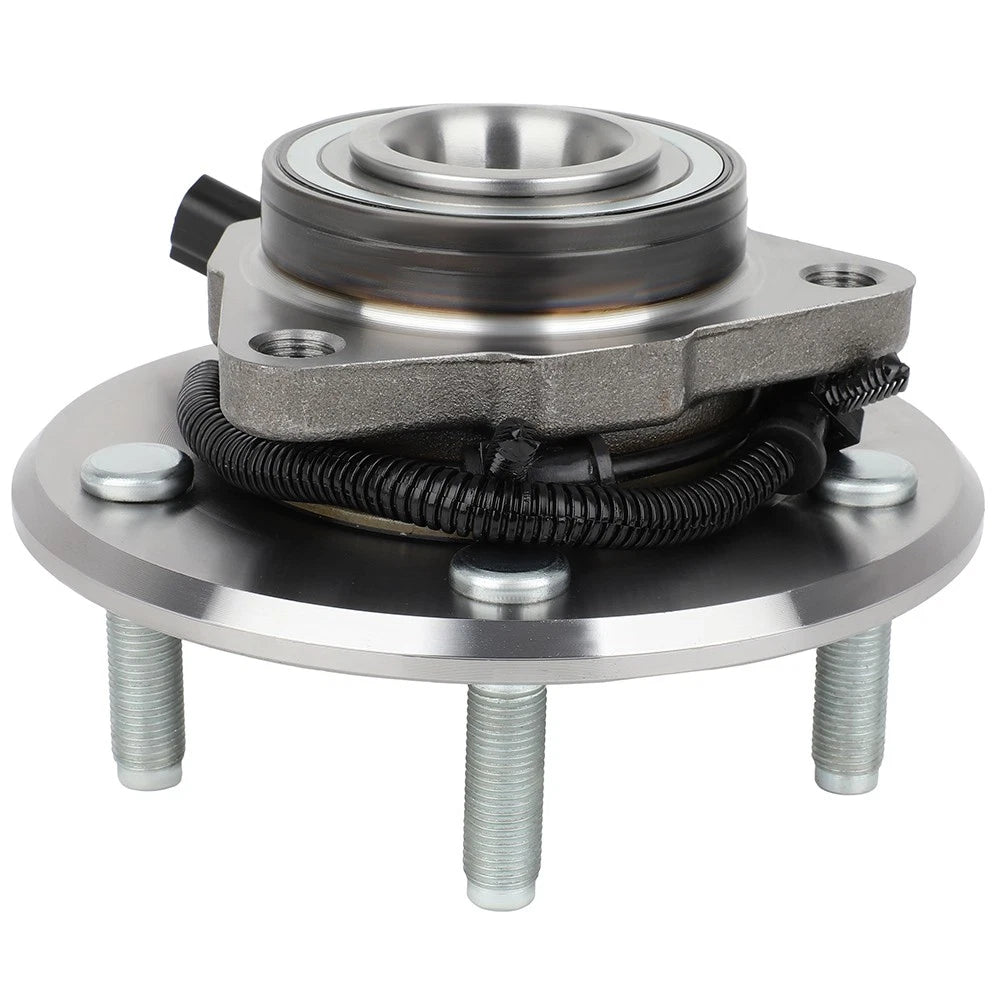 2 Front CV Axle Shaft + Wheel Hub Bearing for Ram 1500 (2012–2018) 4WD