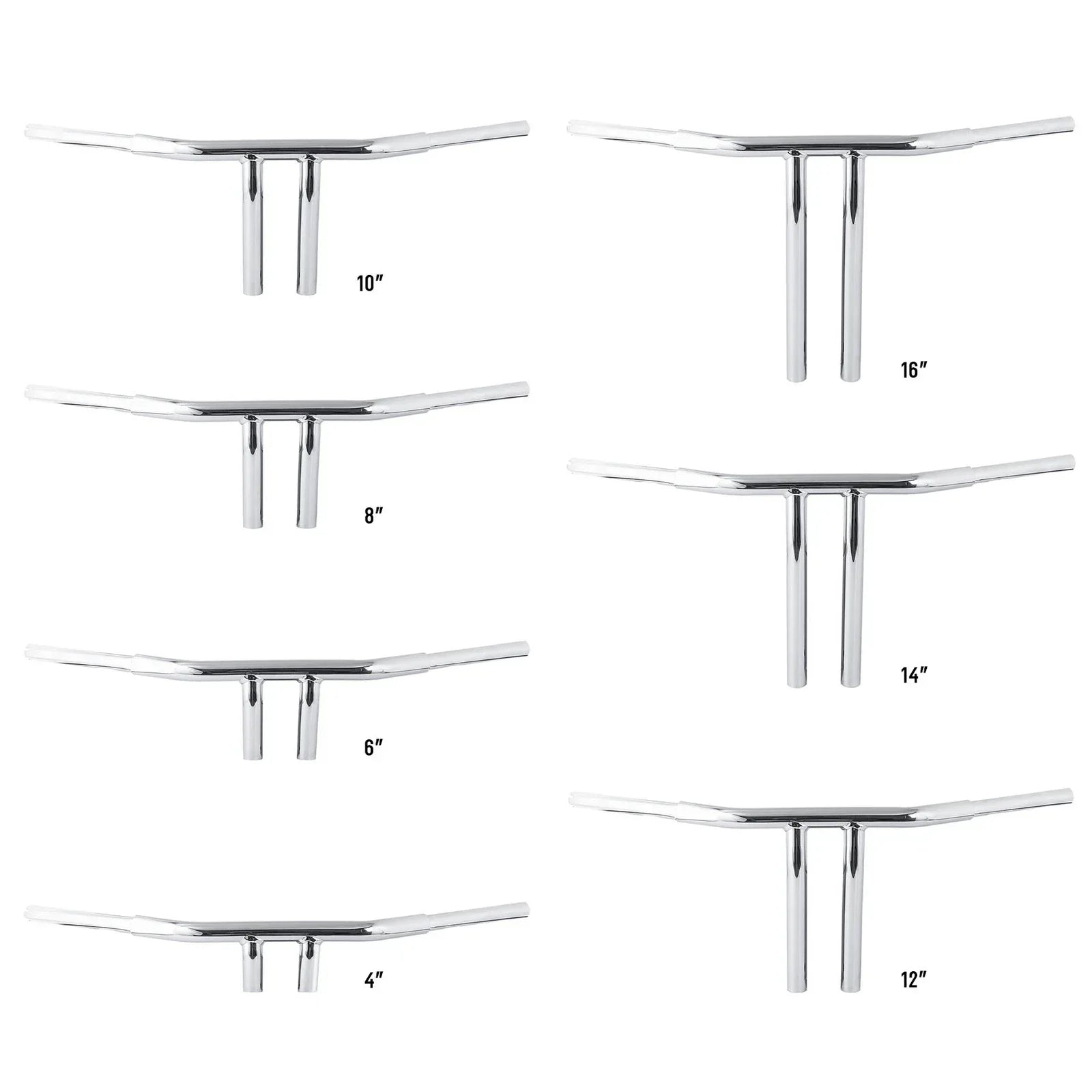 4/6/8/10/12/14/16'' Rise T-Bar Handlebar for Harley Sportster