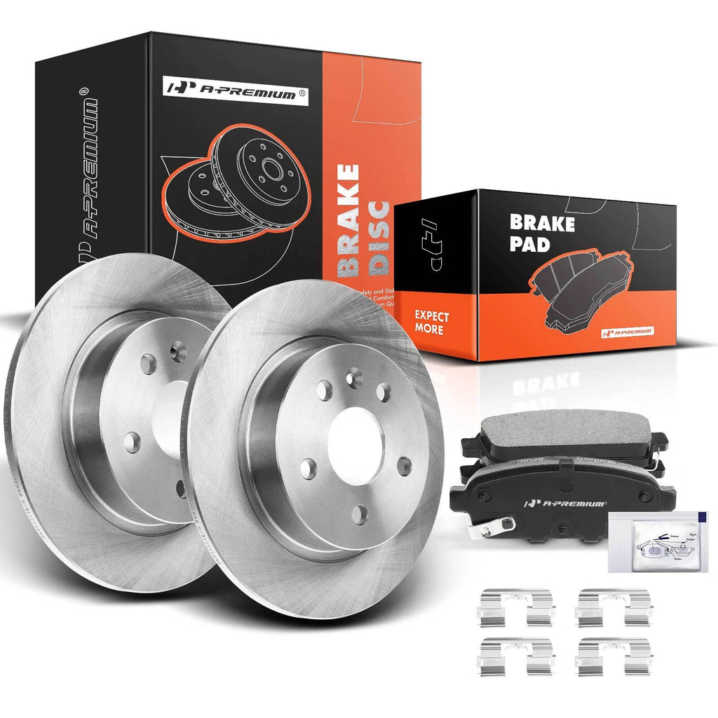 Rear Disc Brake Rotors & Ceramic Pads for Chevrolet Cruze (2011–2015)