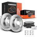 Rear Disc Brake Rotors & Ceramic Pads for Chevrolet Cruze (2011–2015)