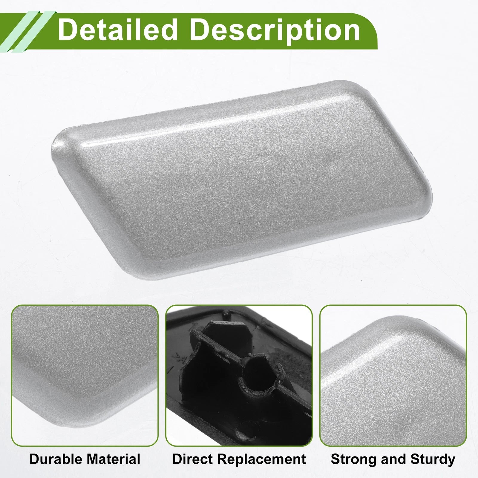 Washer Nozzle Cover Cap No.8538206020 for Toyota Camry  Silver Tone