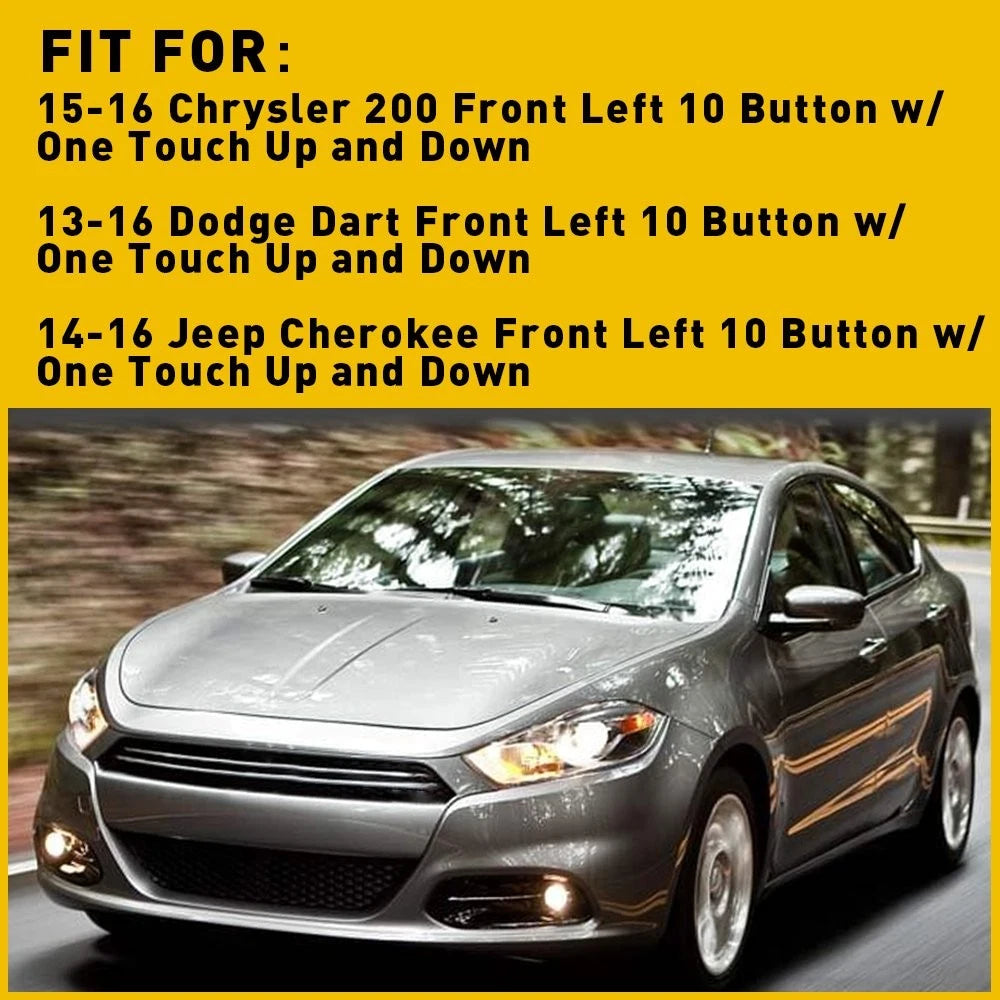 Car Door Window Switch Control for Dodge Dart (2013–2016) 21PINs