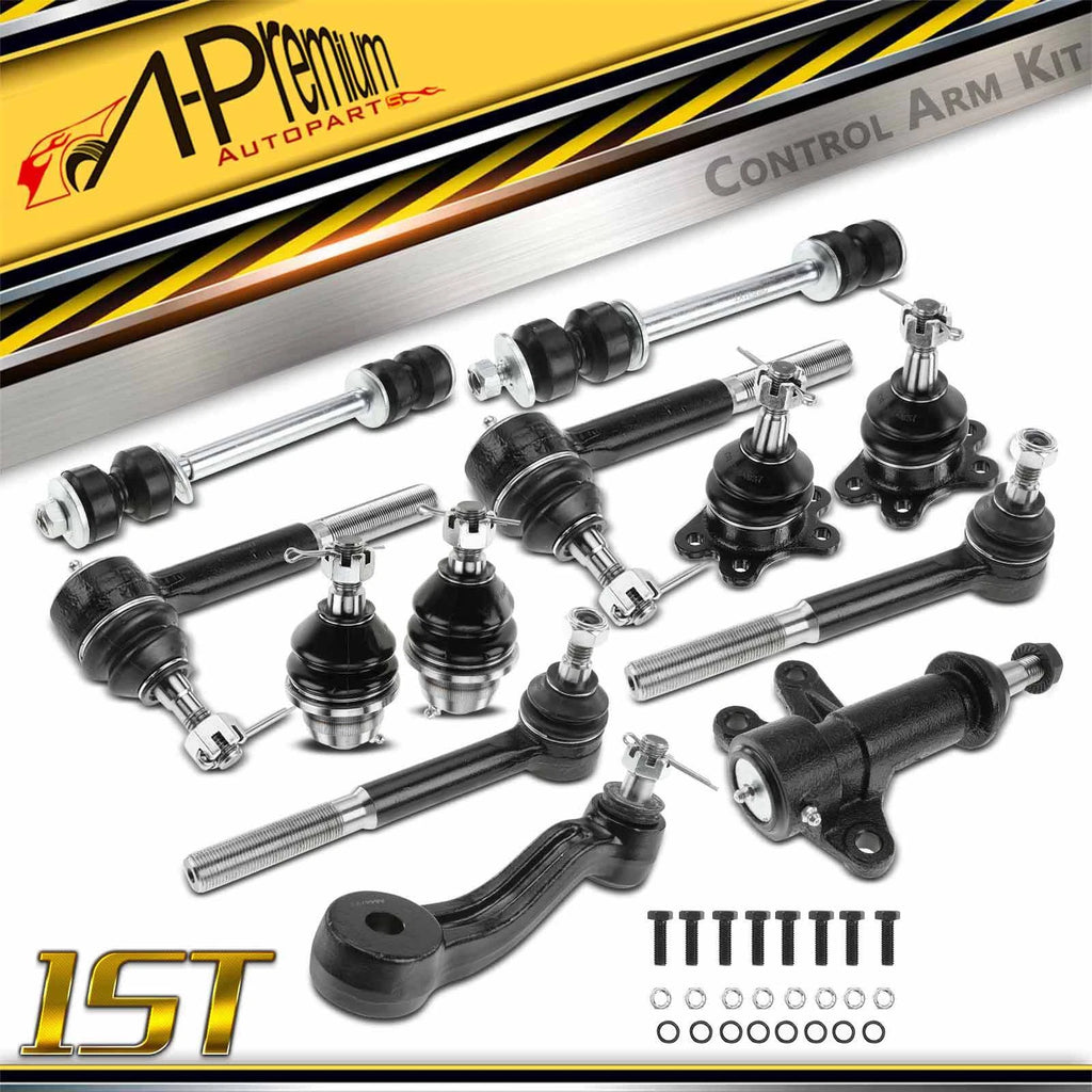 12X Front Control Arm, Sway Bar & Tie Rod for Chevy Tahoe GMC Yukon (2000–2006)