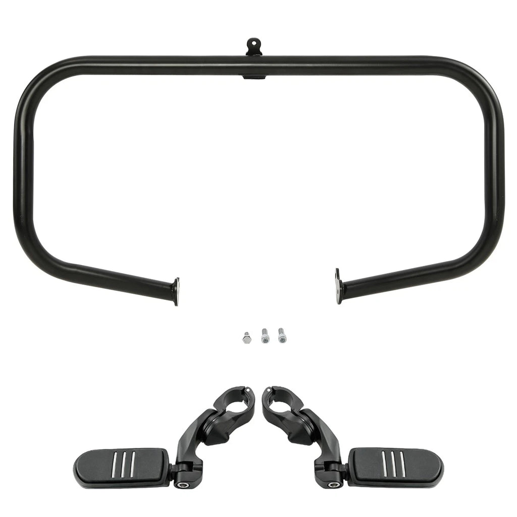 Highway Engine Guard Crash Bar & Footpegs for Harley Street Glide (2009–2024)