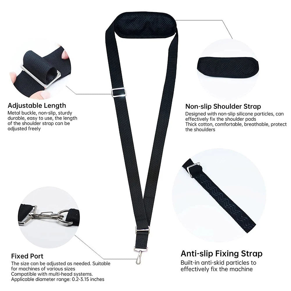 Padded Shoulder Strap Harness for Garden Leaf Blower (Universal Fit)