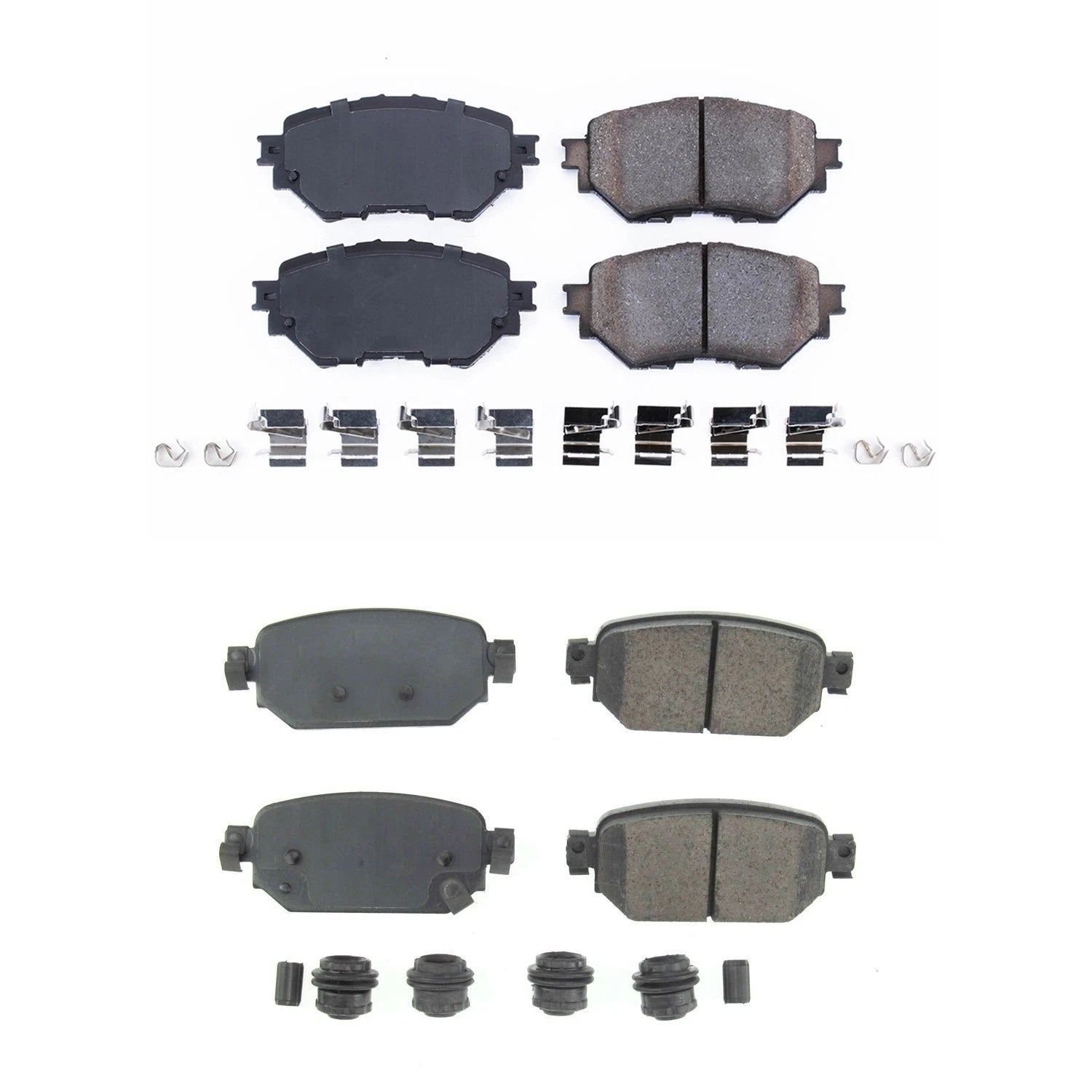PowerStop Z17 Low-Dust Ceramic Disc Brake Pads Kit for Mazda 3 (2017–2018)