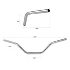Chrome 5" Rise 1" Ape Hanger Handlebar for Harley Sportster XL883 XL1200 (2004–2023)