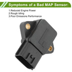 Manifold Absolute Pressure Sensor No.1548352/BP4W18211 for Mazda Miata (1999–2005)
