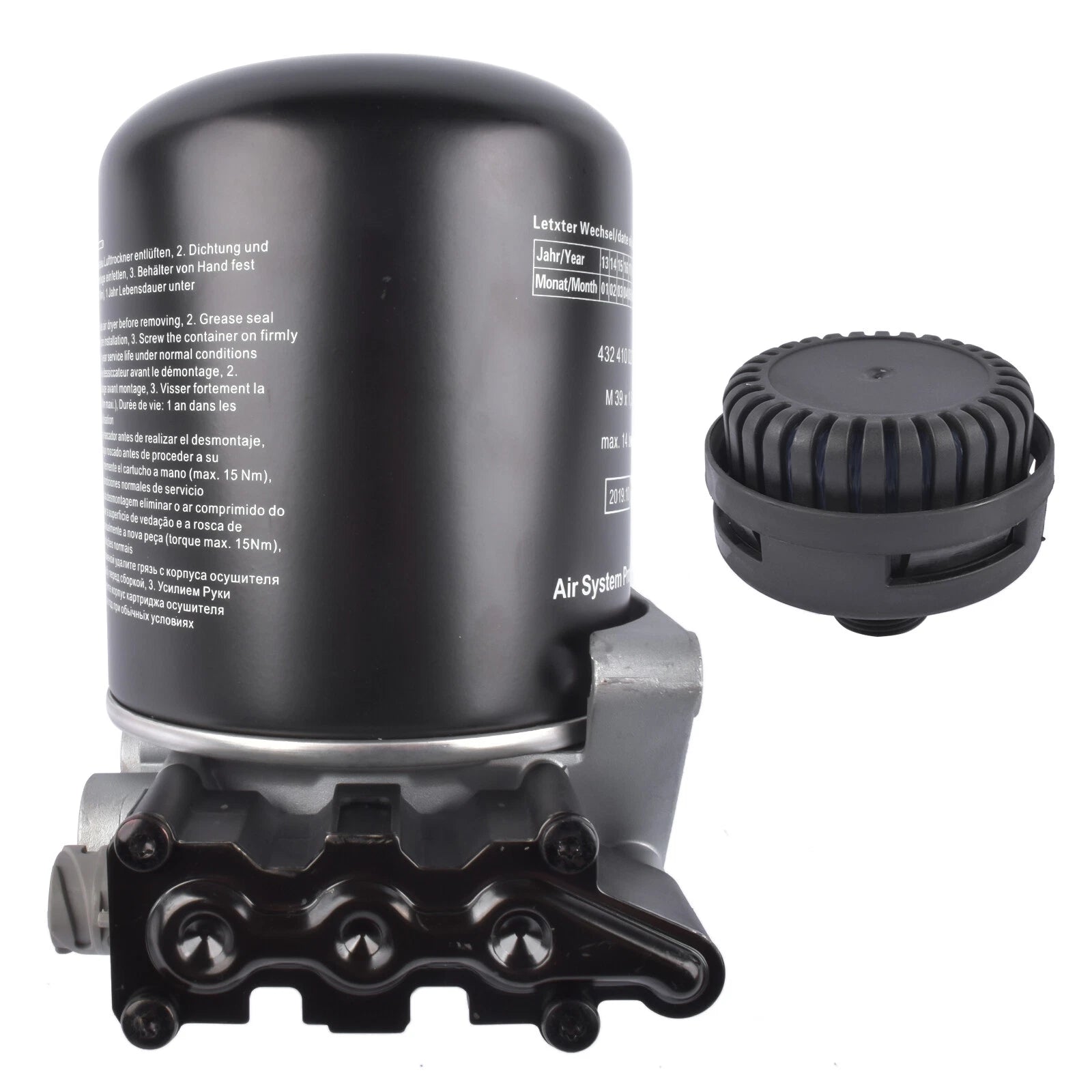 12V Air Dryer for Volvo (21440978, 4324252000, S4324252000) w/Coalescing Cartridge