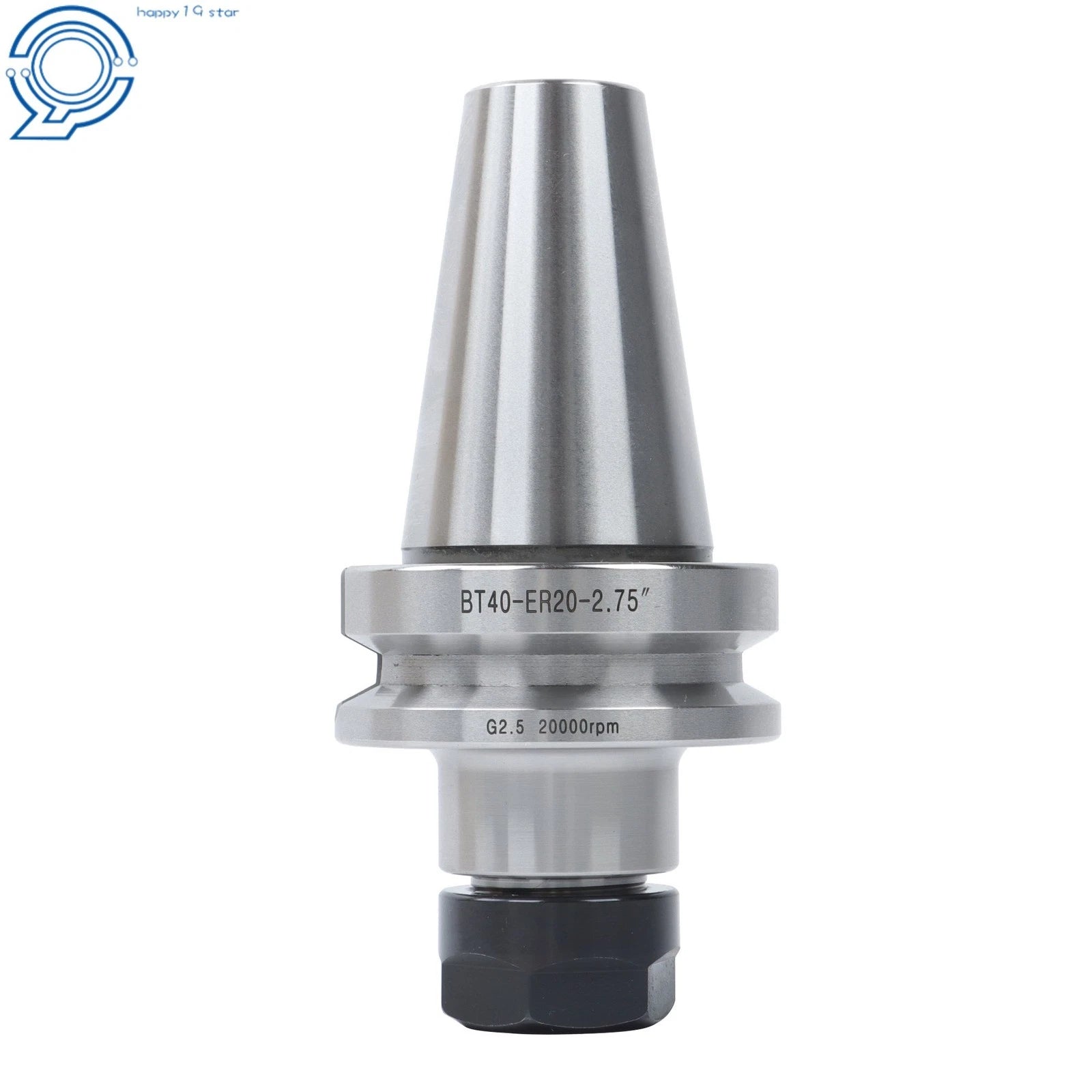 Collet Chuck for BT40 Tool Holder (2.75 Inch, G2.5, 20000 RPM)