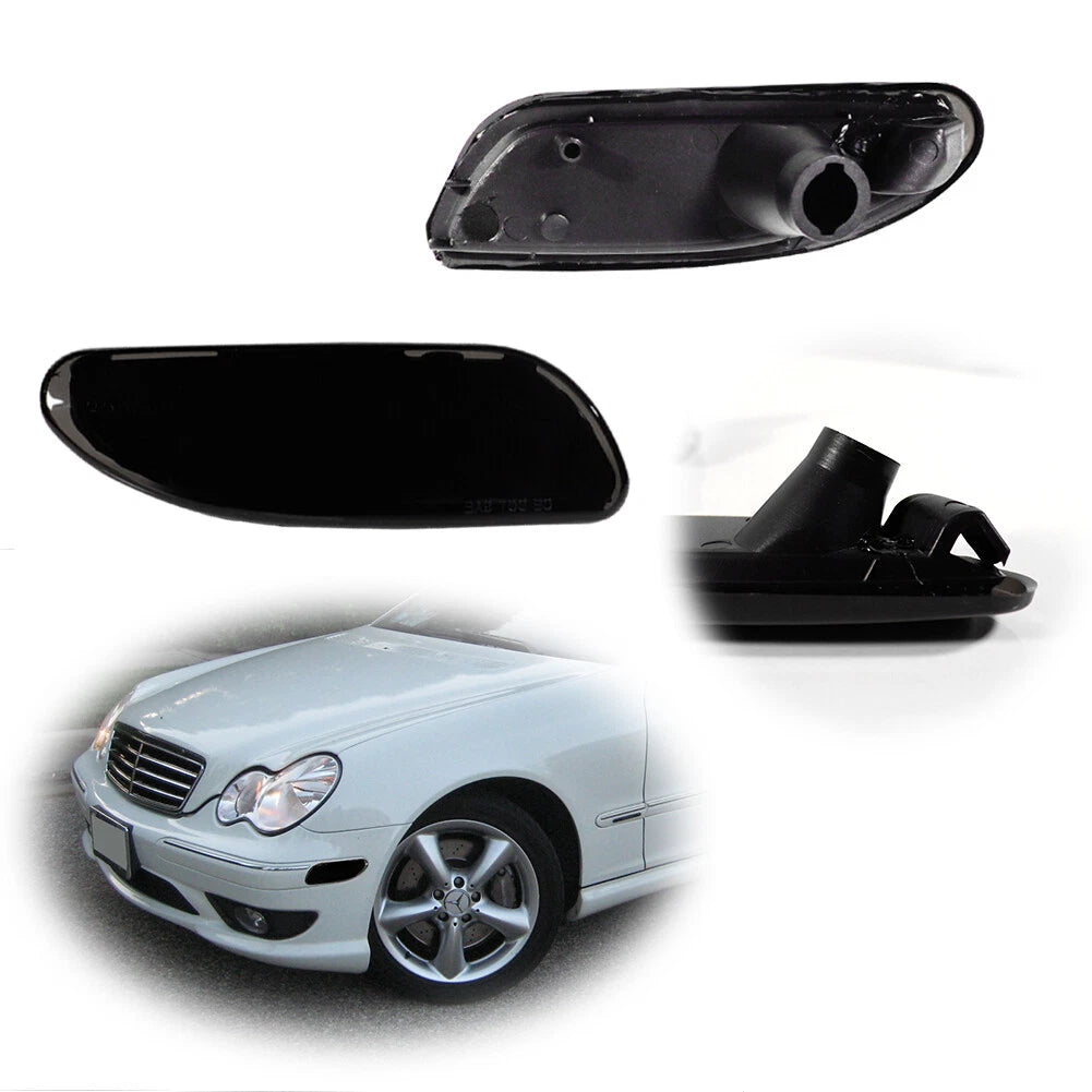 Euro Smoked Side Marker Housings for Mercedes Benz W203 C-Class