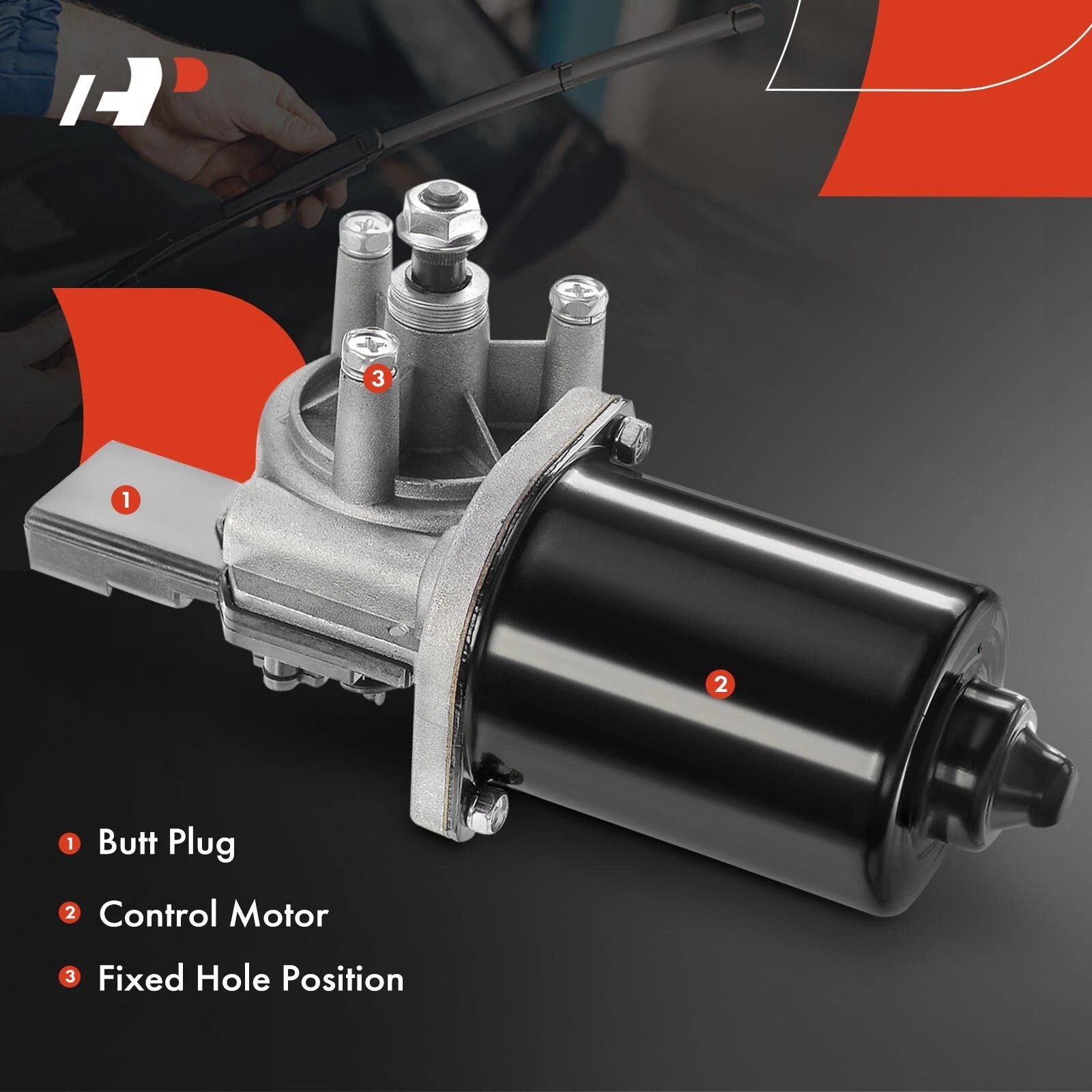 Windshield Wiper Motor for Jeep Wrangler (2007-2018)