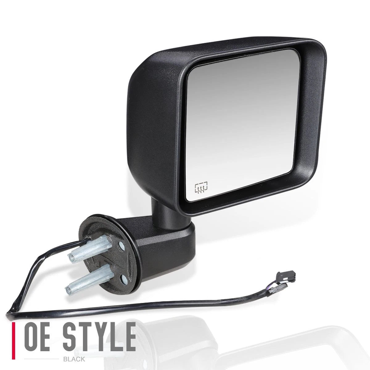 OE Style Power+Heat Side Door Mirror Right for Jeep Wrangler JK (2015–2018) CH1321390