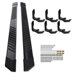 Set of 2 Nerf Bar Side Steps for GMC Sierra 2500HD 3500HD (2020–2026) Black