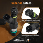 Set of 4 Fuel Injectors for Nissan Cube Versa Sentra (2007–2014)