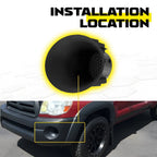 Set of 2 Front Fog Light Hole Covers for Toyota Tacoma (2005–2011)