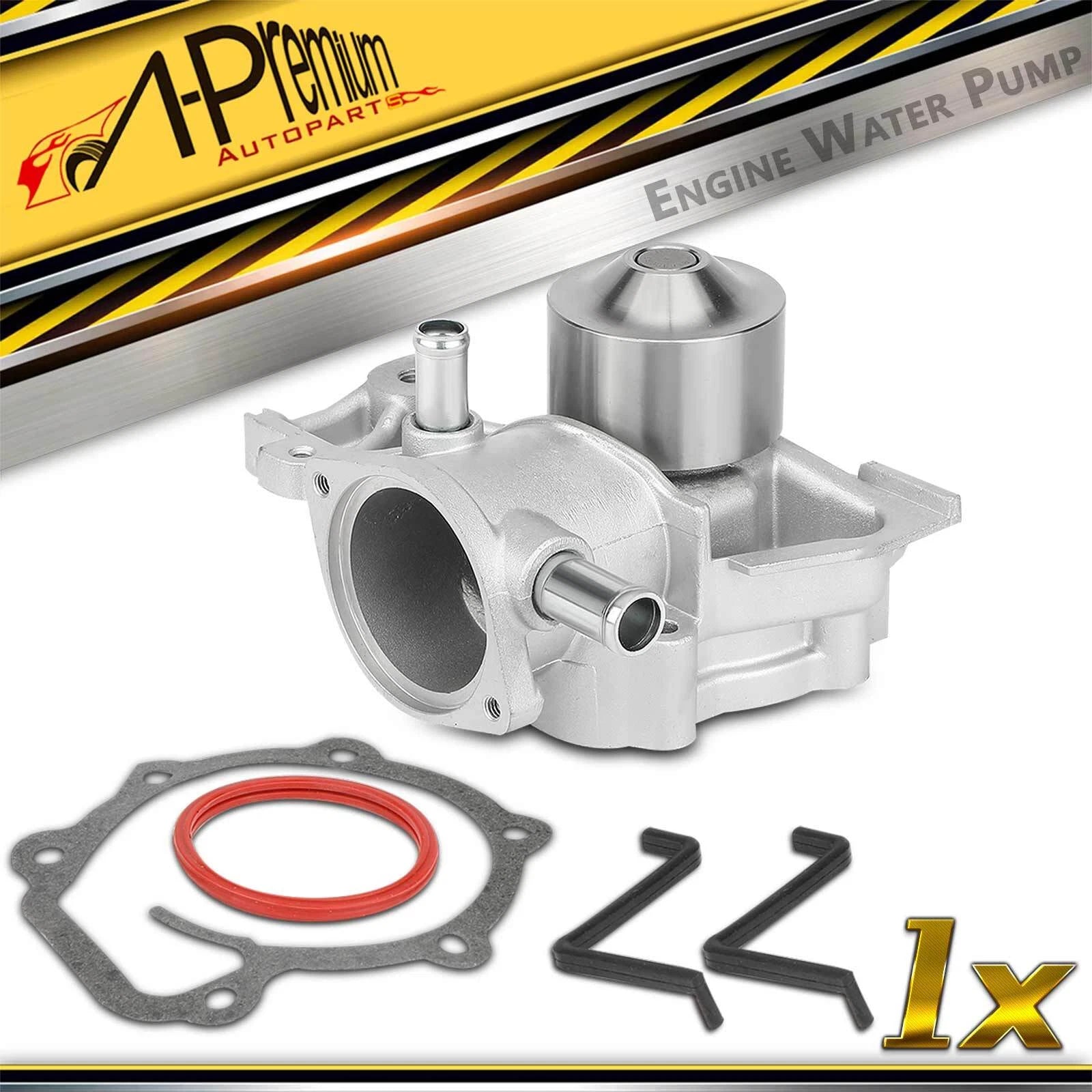 Engine Water Pump with Pulley & Gasket for Subaru Forester (2002–2005)