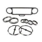 CNC Aluminum Inner Fairing Trim Bezel Set for Harley Touring FLHT FLHX (1996-2013)
