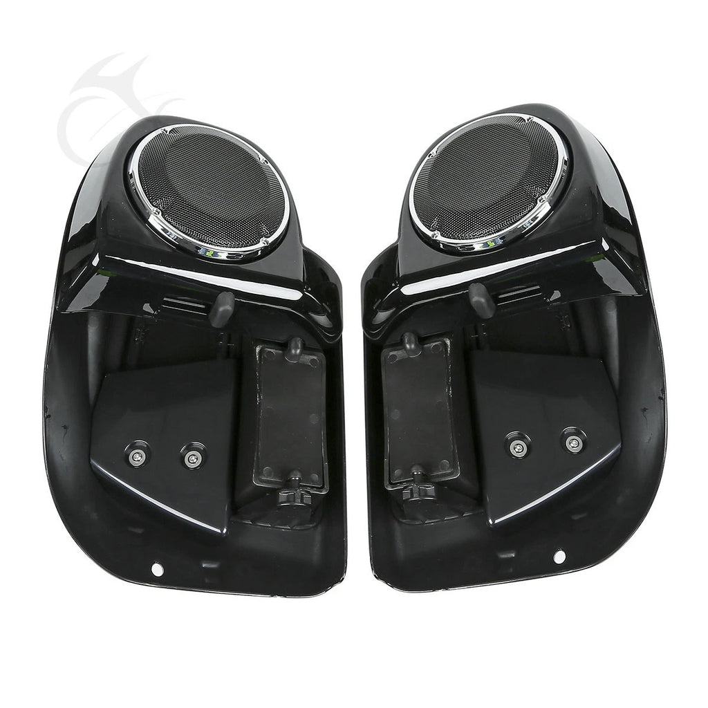 Lower Vented Leg Fairings with 6.5" Speaker Grills for Harley Touring (2014–2024)