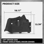 Front Under Body Splash Guard Shield for Audi A6 S6 C7 A7 (2011–2017)