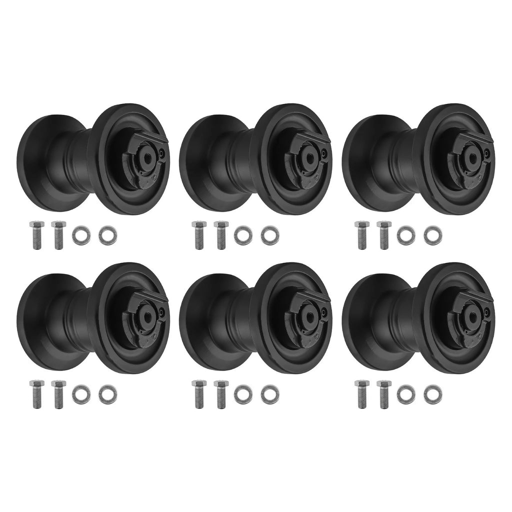 6x Track Bottom Roller for Kubota U25 U35-3 (2010–2019) RB511-21704 RB511-21702