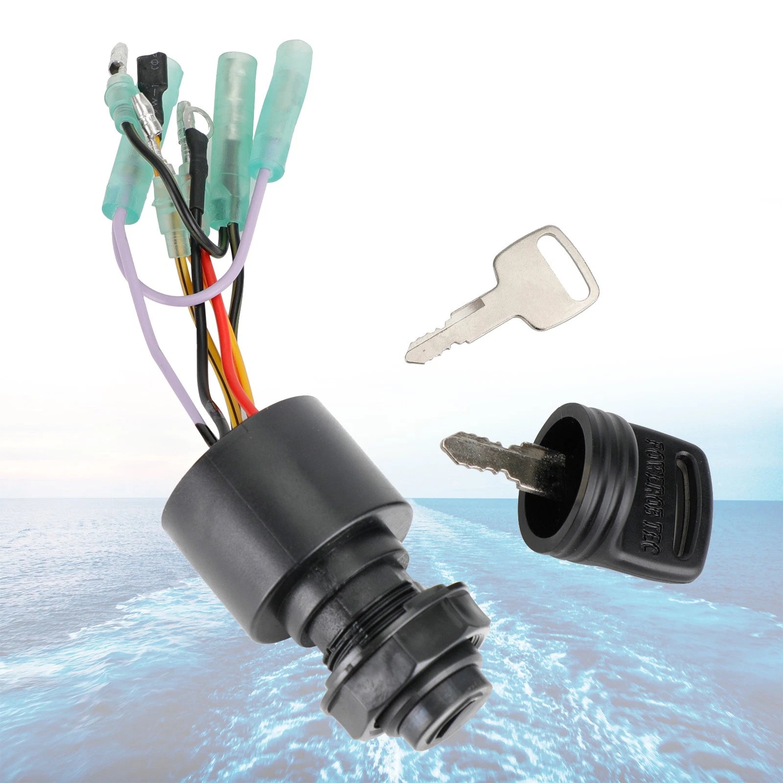 Ignition Key Switch for Mercury Outboard Control Box (87-17009A5)