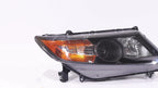 Halogen Front Headlights for Honda Odyssey (2011–2017) Black Amber Pair