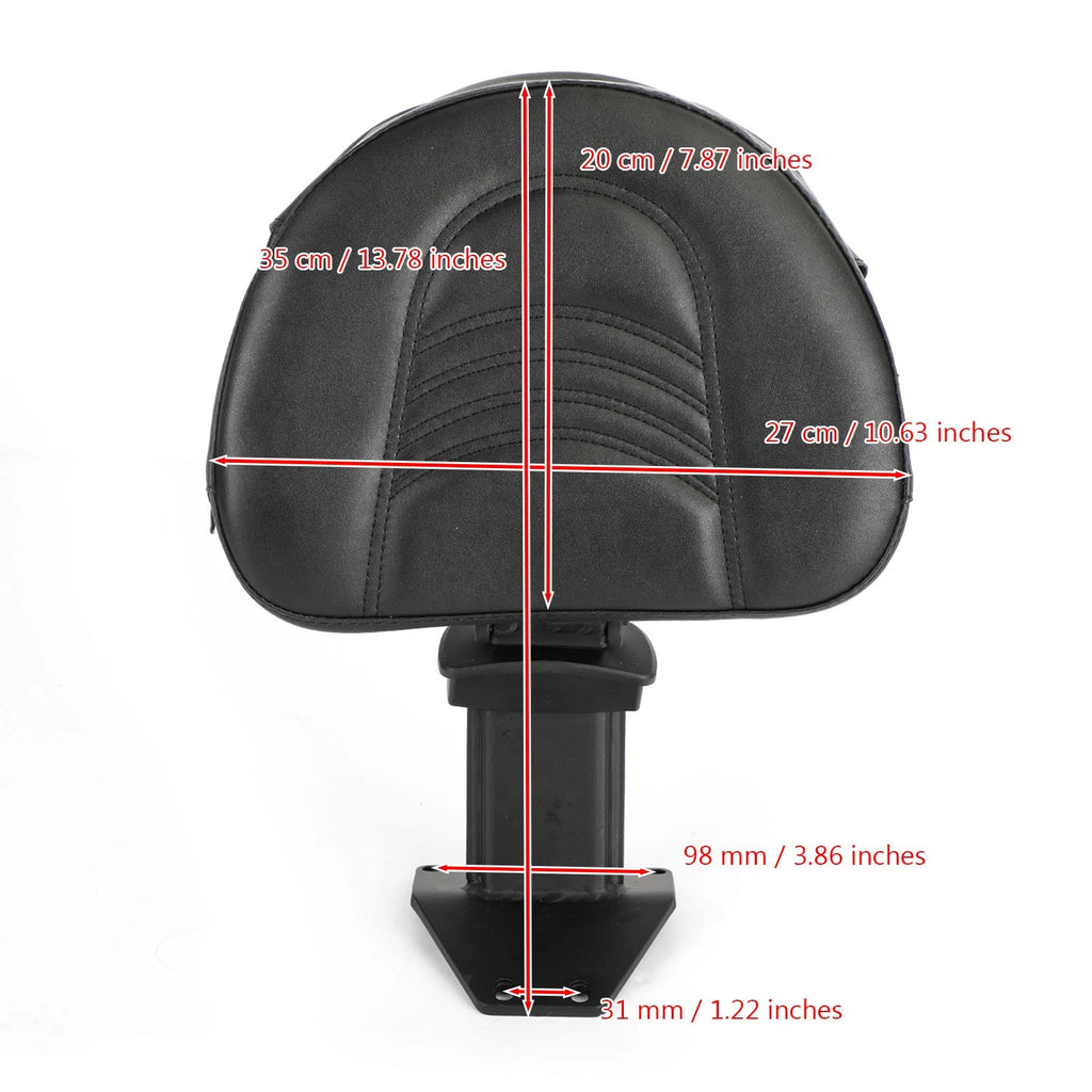 Black Driver Backrest for Honda Goldwing GL1800 (2018–2020)