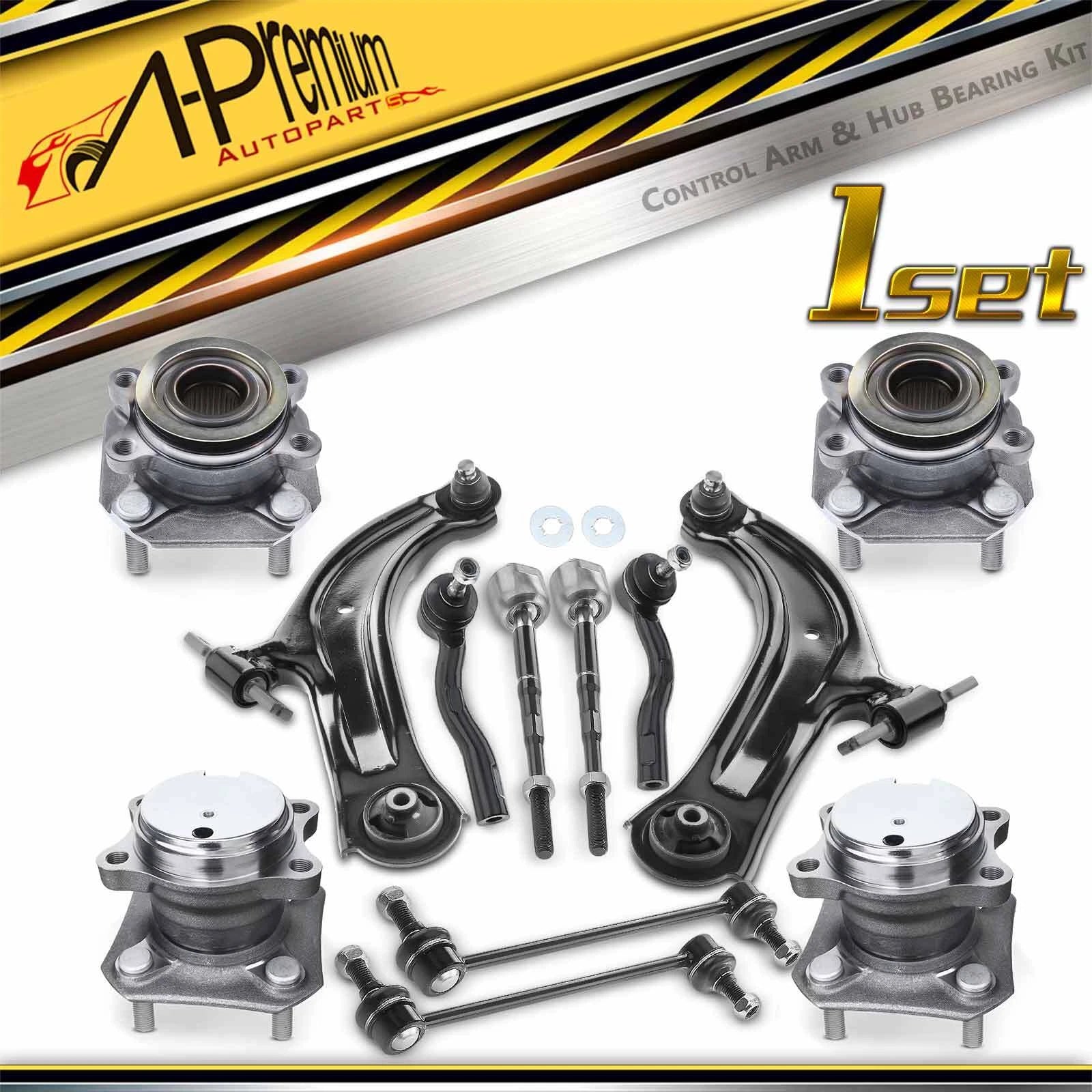 Set of 12 Wheel Hub Bearings for Nissan Sentra (2007–2012)