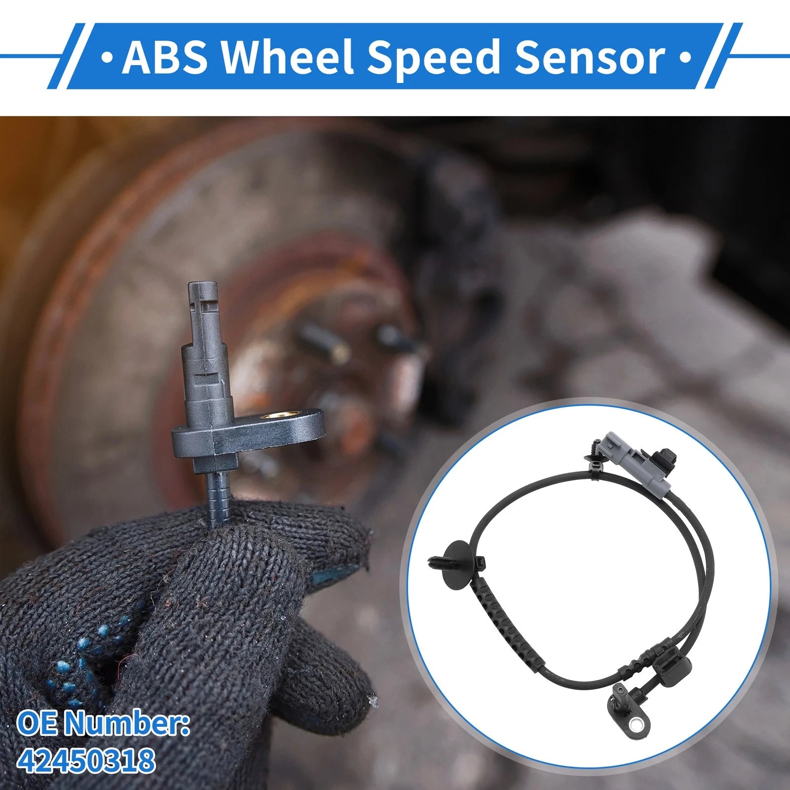 ABS Wheel Speed Sensor No. 42450318 for Chevrolet Trax (2015–2022)