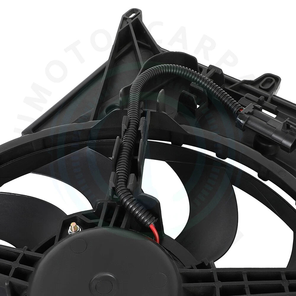 Radiator Condenser Fan Assembly for Jeep Renegade, Fiat 500X (2015–2018)
