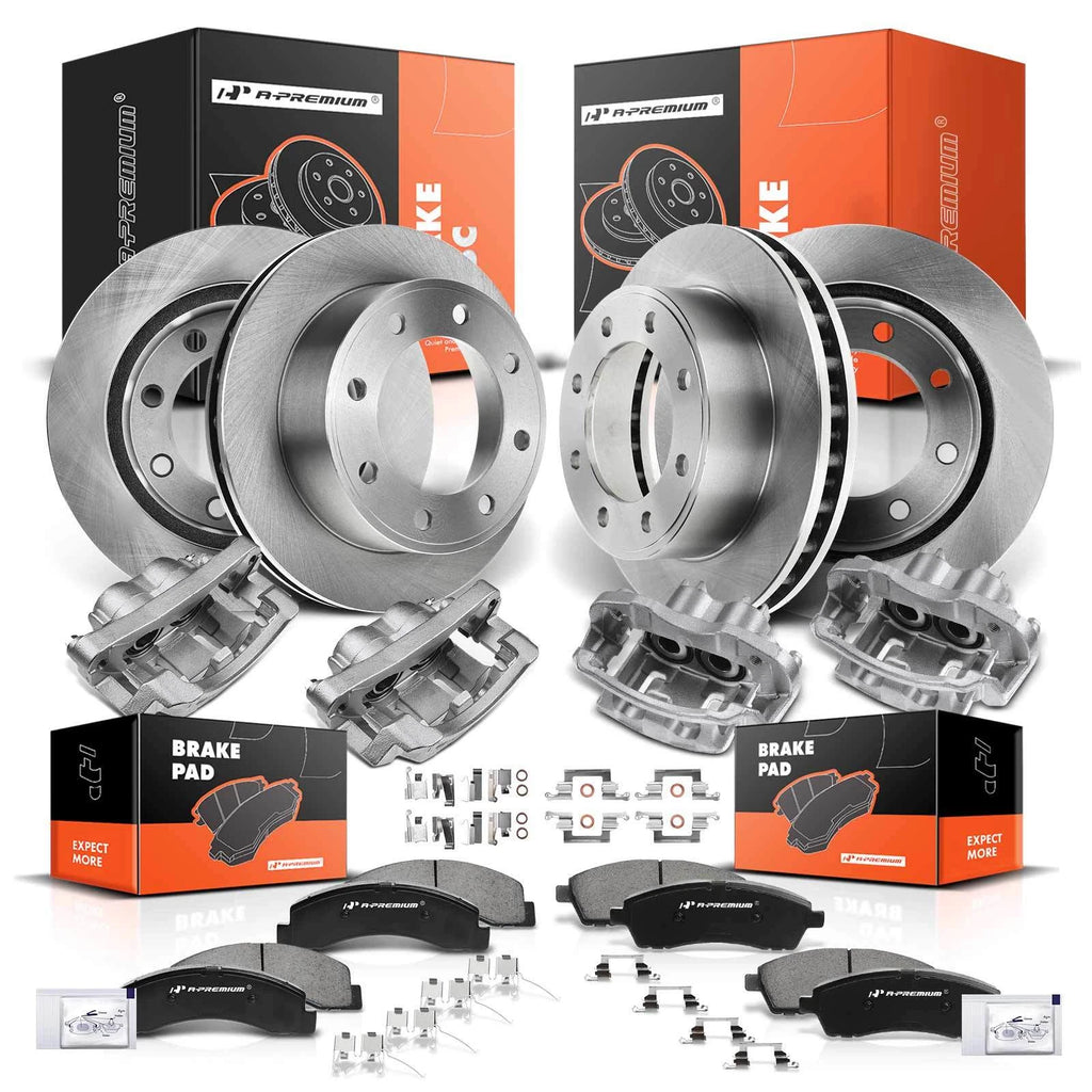Disc Rotors & Brake Pads & Calipers for Ford F-250 Super Duty 