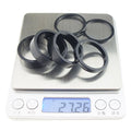 Set of 6 Aluminum Headset Spacers for Bicycle (1-1/8", 2/3/5/10mm)