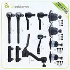 Set of 12 Front Ball Joints, Idler Arm, Pitman Arm, Tie Rods for Chevrolet GMC 4WD