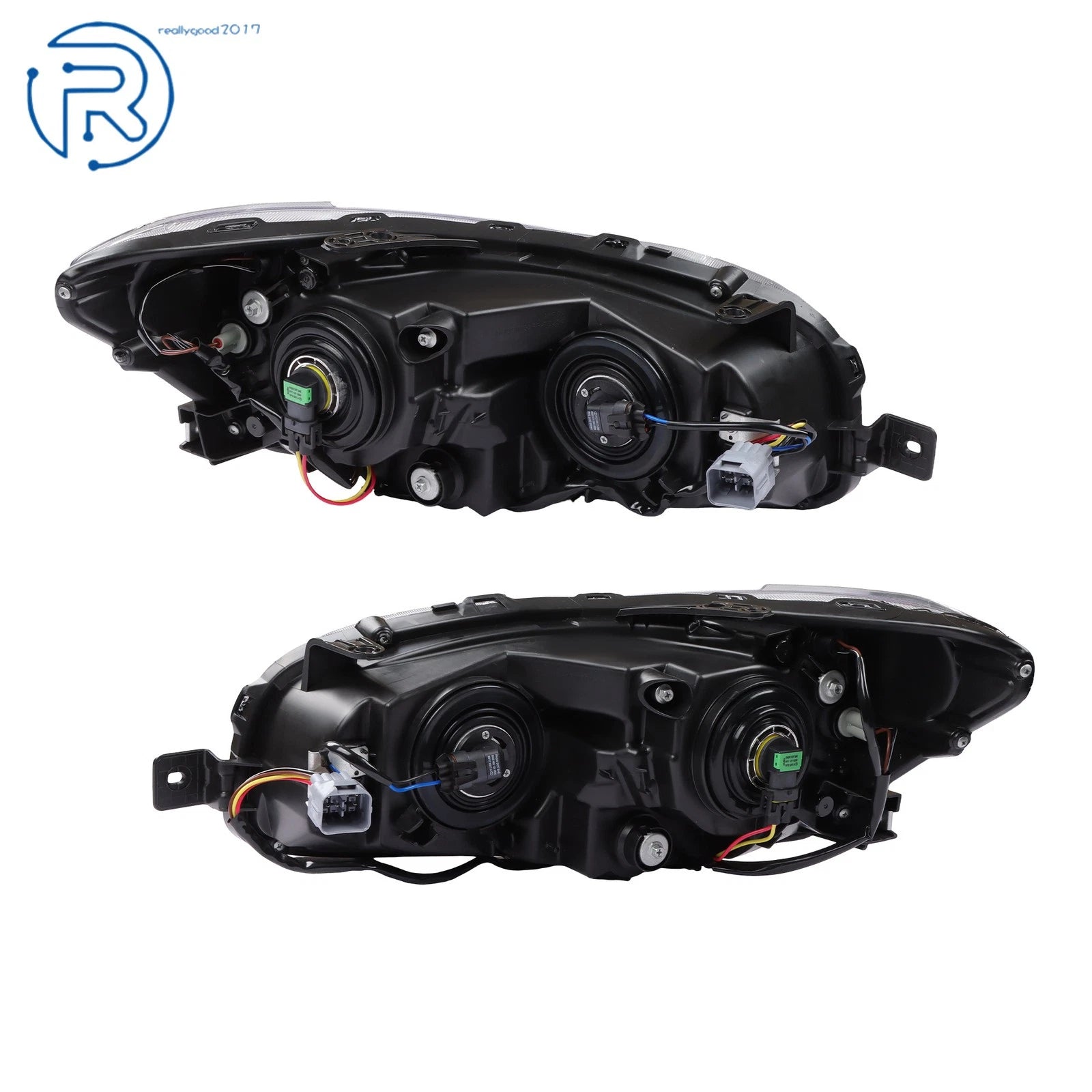 Chrome Housing Halogen Headlights for Subaru WRX (2015-2021)