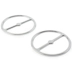 Chrome Speaker Trim Ring Covers for Harley Electra Tri Glide (2014-2023)