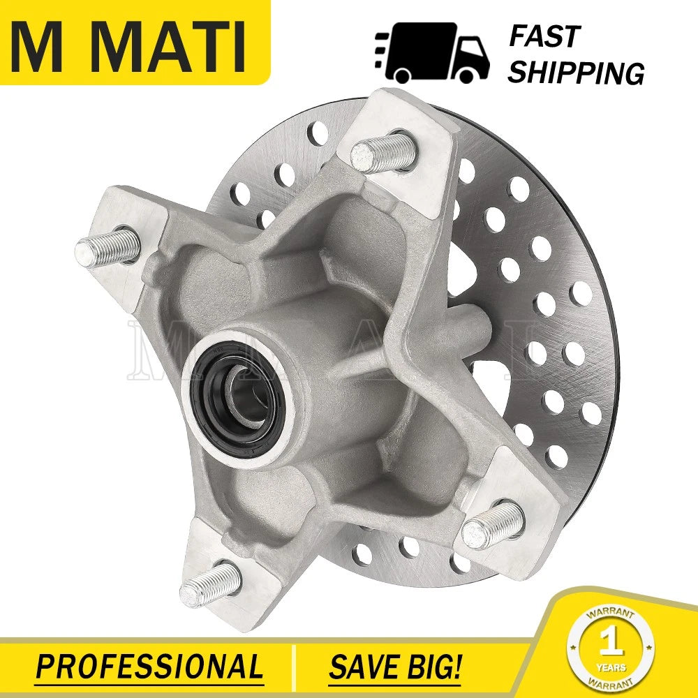 Front Wheel Hub & Disc Rotor for Yamaha Raptor 125 250 (2008–2013)