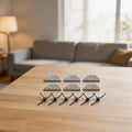 Set of 6 Side Brushes and Mop Cloths for Eufy G50 L60 SES