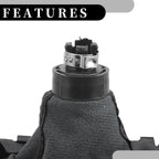6 Speed Manual Gear Shifter Knob with Cover for Audi A6 C6 4F (2004–2008)