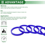 Set of 5 Oil Seal Rotary Shaft Seal 80x90x10mm High Pressure TPU
