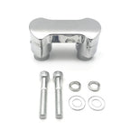 2" Tall Chrome Handlebar Riser/Top Clamp for Harley